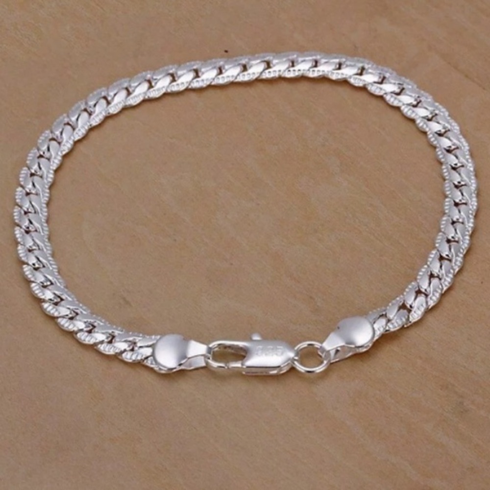 NEW Sterling Silver Bracelet 5MM Snake Chain - Picture 6 of 7
